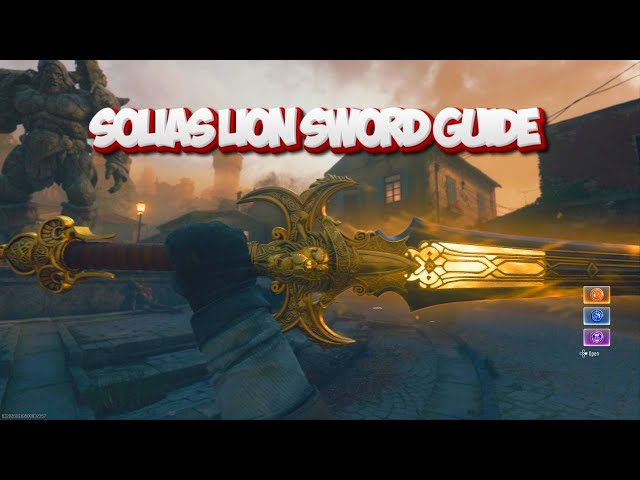 SOLAIS LION SWORD GUIDE  |  Citadelle de Morts |  Black Ops 6 Zombies