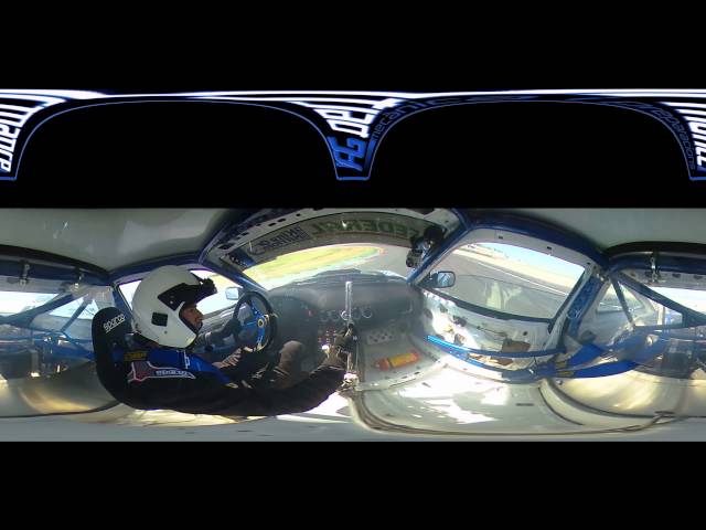 Open Slalom Drift 2016 Joan Caballer (Onboard) vs Jonathan Hernandez  VR 360º Video