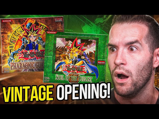 Opening CLASSIC Yugioh Boxes From Over 20 Years Ago! (RARE Cards)
