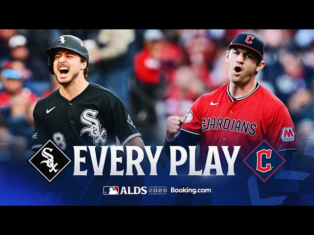 EVERY PLAY from White Sox vs. Guardians ALDS Game 2