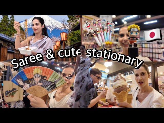 Cute Stationery, Sarees & Somehow… Japan 😂🇯🇵 | Bonus Vlog