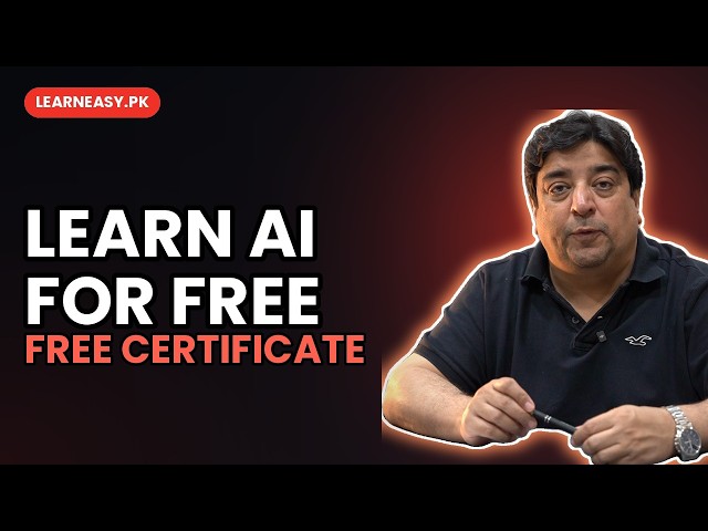 Learn AI with Hisham Sarwar now on Learneasy.pk free course | Learn & Earn today
