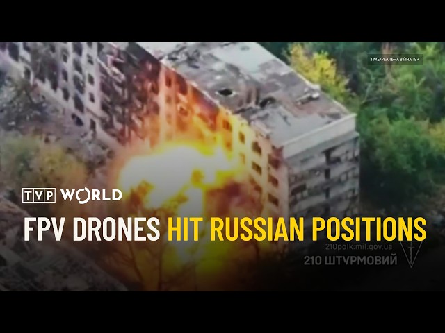 Russian hideouts hit by Ukrainain FPV drone | Military Mind