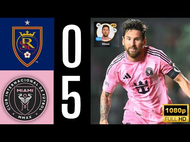 Messi Goes CRAZY! 🤯 3 Goals & 2 Assists | Salt Lake City 0 Inter Miami 5 
