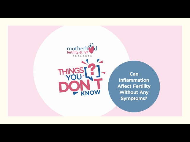 Can Inflammation Affect Fertility Without Any Symptoms? | Motherhood Fertility and IVF