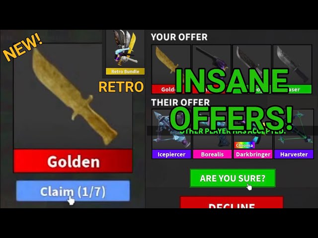 WHAT DO PEOPLE OFFER FOR THE NEW RETRO BUNDLE IN MM2!?