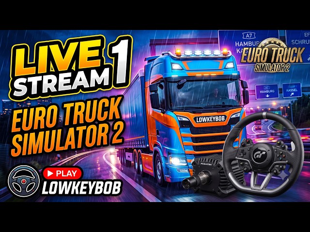 Euro Truck Simulator 2 LIVE 🚚 Fanatec GT DD Pro Wheel Gameplay #1