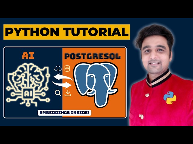 PGVector: Turn PostgreSQL into Vector Database (Python Tutorial)