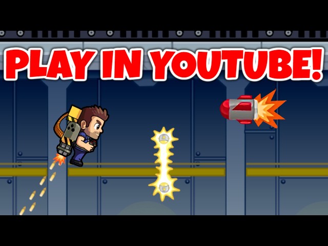 I made Jetpack Joyride into a PLAYABLE YouTube video!