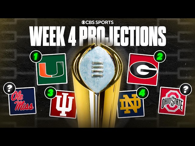 College Football Playoff Projections before Week 4 ✅