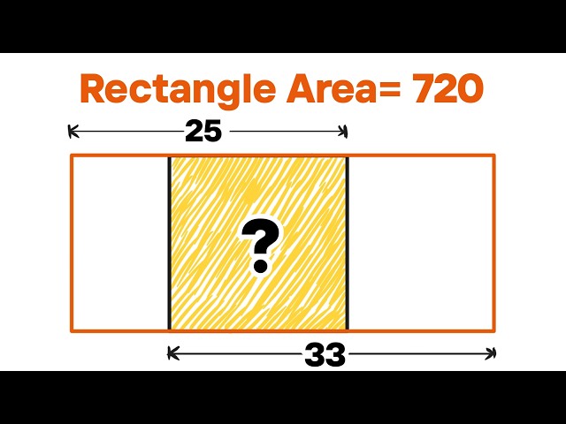 Can You Find the Area of the Shaded Square? | Geometry Puzzle