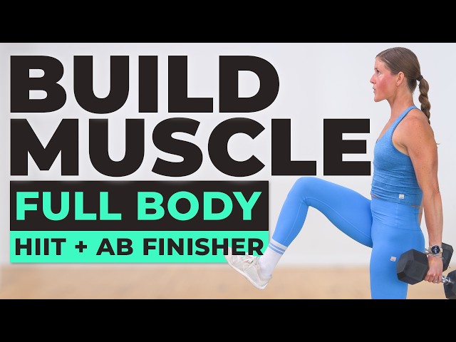30-Min Full Body Strength Workout | All Standing, Dumbbells