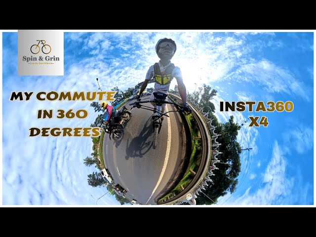 My commute in 360 degrees #insta360 #fun #cycling #commute #roadcycling