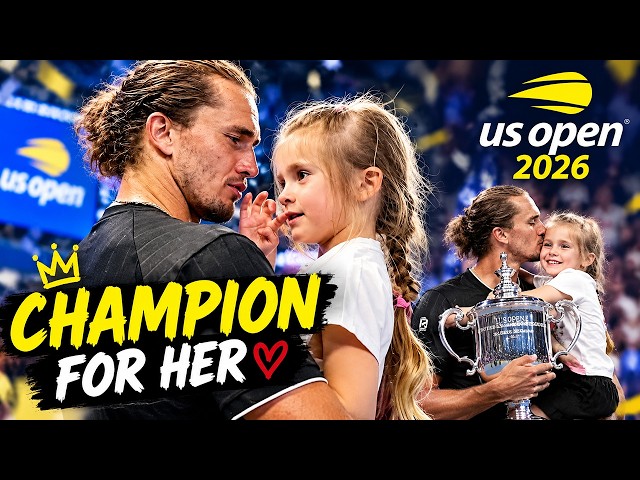 Alexander Zverev’s Daughter Watched Him Make History in 2026! US Open Redemption Complete | Tennis