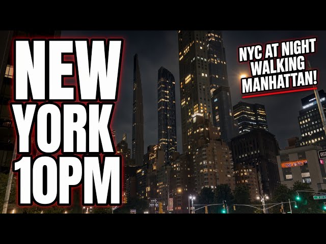 Manhattan’s WEALTHIEST Streets At 10PM | Upper West Side - Central Park South 