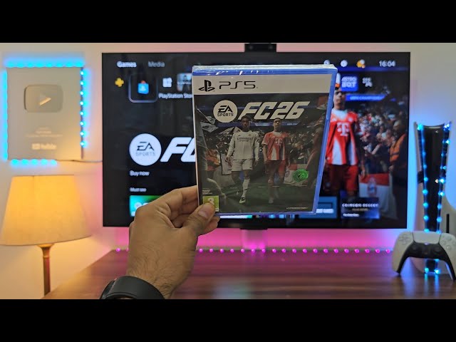 EA FC26 PS5 Unboxing + Gameplay | Disc Edition