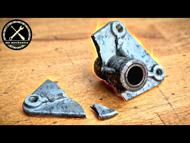 Cracked Datsun Wiper Bracket - Aluminium Laser Welding