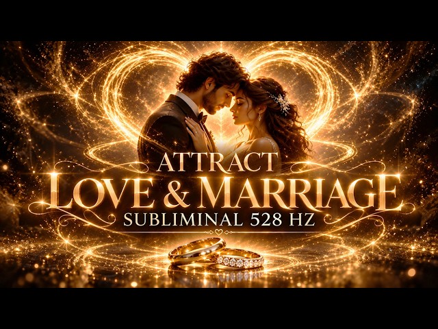 ATTRACT LOVE & MARRIAGE ✦ Soulmate & Dream Relationship Subliminal  + 528 Hz