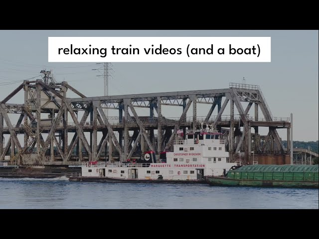 Relaxing Train Videos (with cool music)
