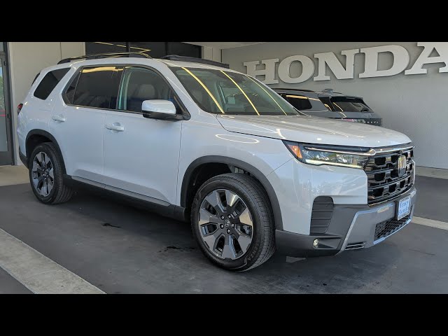 2026 Honda Pilot ELITE Platinum White Pearl/Brown Leather 