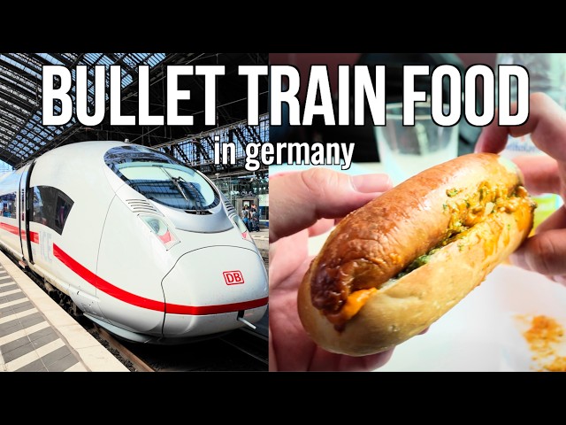 What I Paid for Food on a German Bullet Train 🇩🇪🚄