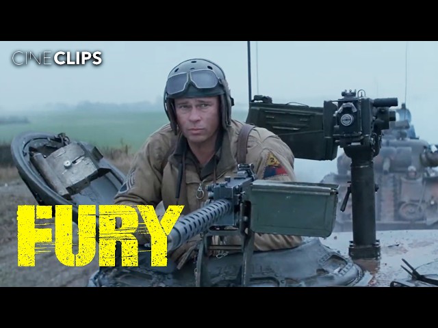 The Deadly Tiger Tank Battle | Fury (2014) | CineClips