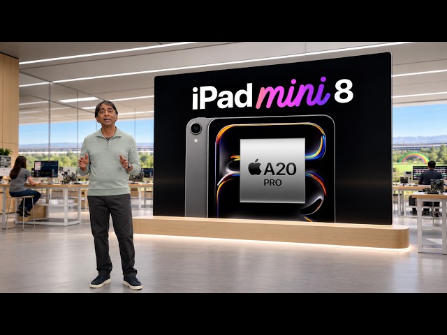 iPad mini 8 только что ПОДТВЕРДИЛИ! Чип A20 Pro — это просто космос