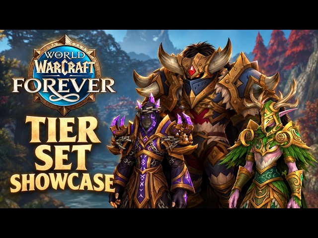 NEW Tier Sets on Every Race & Class | Male & Female | Showcase