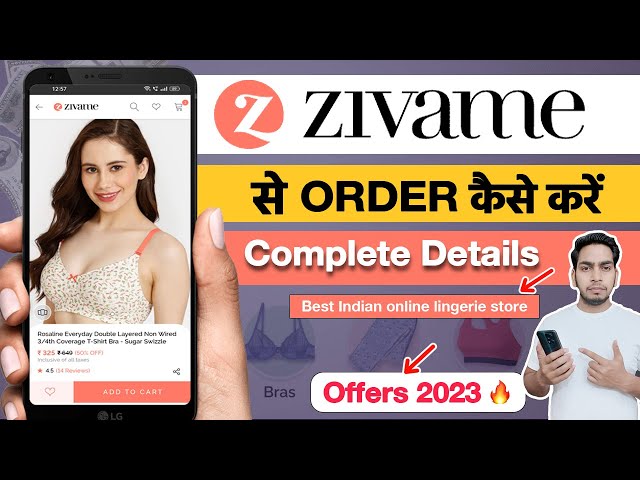How to order from Zivame App | Zivame App Se Order Kaise Kare | Zivame lingerie shopping app