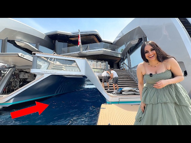 Richest Billionaire $55,000,0000 Mega Yatch with UNDERWATER Tunnel !!!