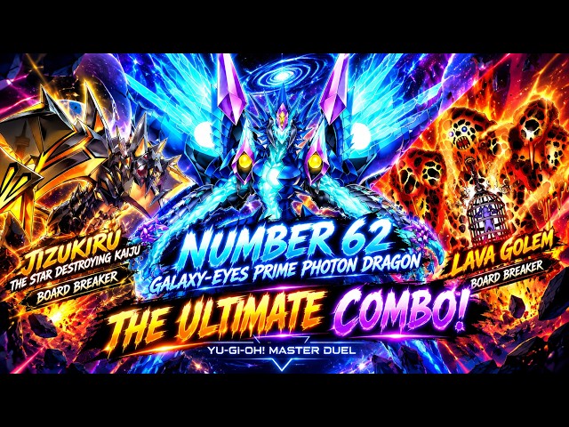 Number 62 OTK with Kaiju & Lava Golem! 🔥 10K+ DAMAGE Board Breaker Combo | Yu-Gi-Oh! Master Duel