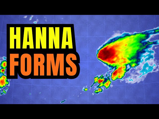 Hanna Forms in the Atlantic...