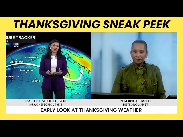First peek at the Thanksgiving long weekend in Canada | #forecast