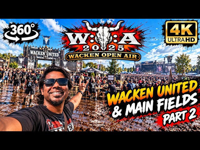 Walking Through Wacken Open Air: Main Stage to Wacken [360° VR]