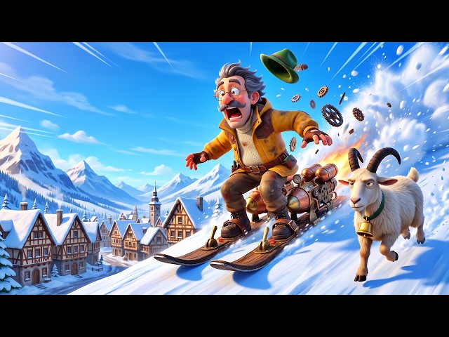I BUILT A ROCKET SKI WITH NO BRAKES... BIG MISTAKE! 🚀⛷️ | Baron Von Boom Ep.1