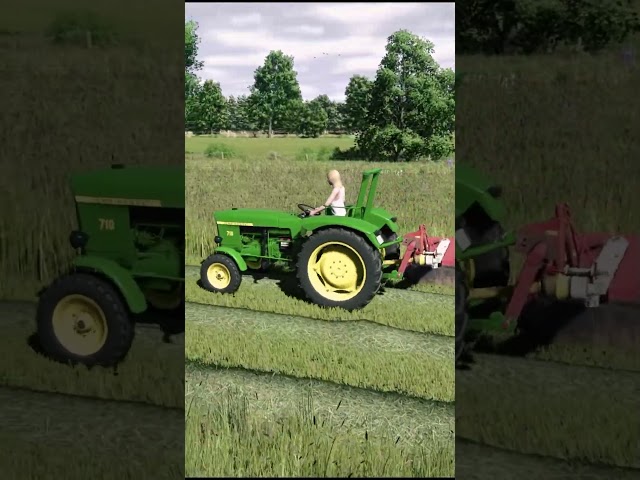 Heuernte | John Deere 710 am mähen #farming #farmingsimulator25 #ls25