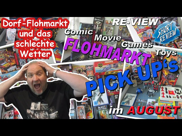 DORFFLOHMARKT und das schlechte Wetter ... meine PICK UP's im August 2026 #games #flohmarkt #movie