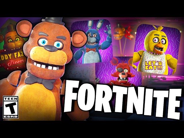 EVERYTHING IN FNAF X FORTNITE COLLAB!
