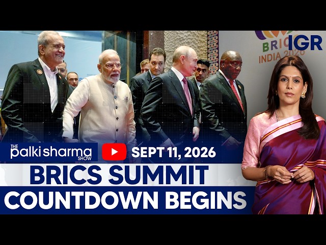 LIVE: Countdown to BRICS Summit Begins as PM Modi Meets Putin, Pezeshkian | The Palki Sharma Show