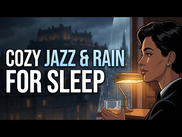 Scotland After Midnight – Cozy Jazz & Rain for Deep Sleep