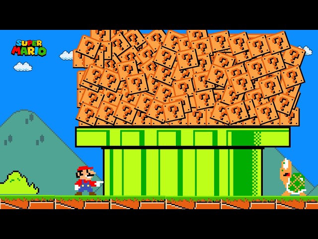 Mario Touches Everything and It Gets SUPER WIDE