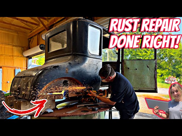Rust Repair Done The Right Way! 100 Year Old Model T Ford.