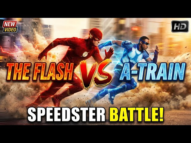 The Flash Vs A-Train (Speedster Battle)