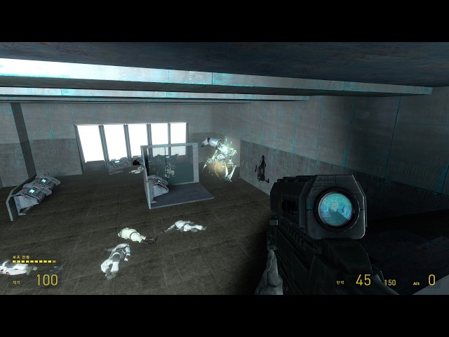 Combine의 Half-Life 2:Outland Peak 플레이 영상(난이도:Hard,No Death)