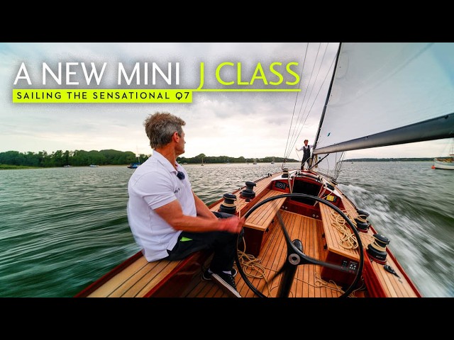 Stunning! Meet the mini J Class. Exclusive sail aboard this Spirit Yachts-built Q7 sensation