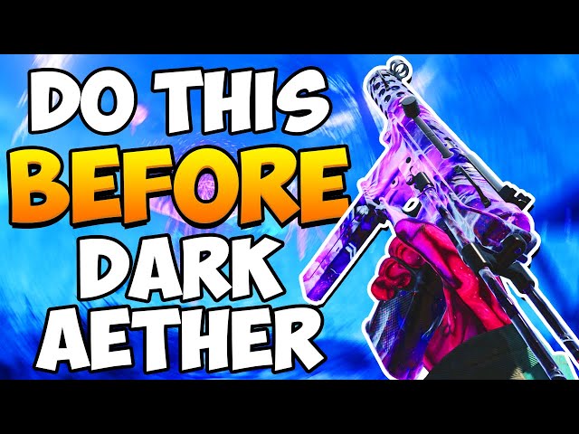Do This BEFORE Dark Aether... (Grinding Spots, Aetherium Crystals and XP) | Cold War Zombies