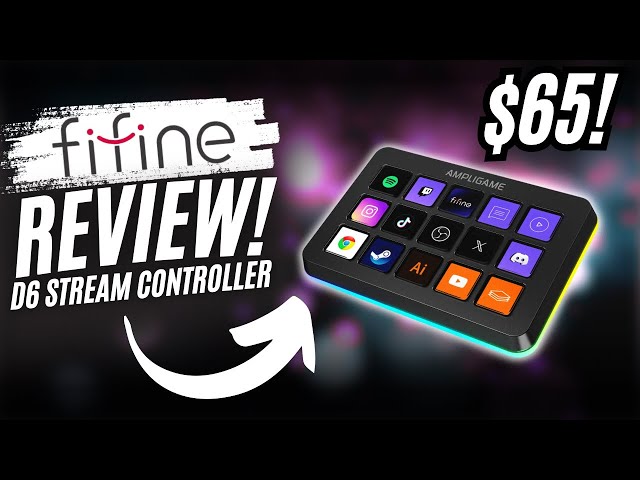 Is This The Best Budget Friendly Stream Deck Controller? The FiFine D6 Ampligame Stream Deck Review