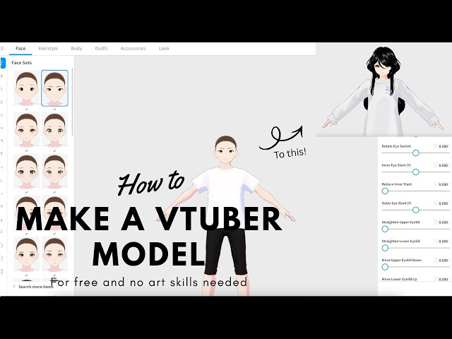 How to make a vtuber model for free with no art skills