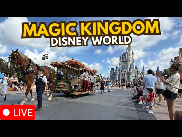 🔴 Live: Disney's Magic Kingdom Rides & Parade - Walt Disney World 09.21.2026