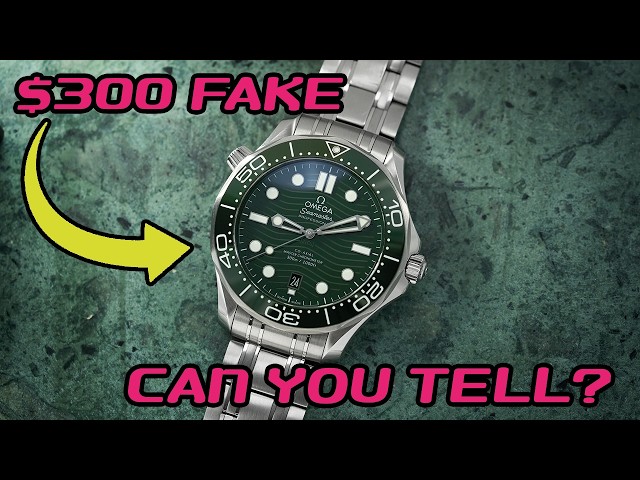 $300 FAKE OMEGA Seamaster “Seaweed” Replica: How Close Is It?